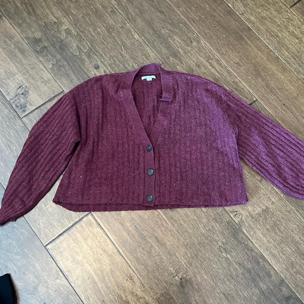 American Eagle Cropped Knit Sweater